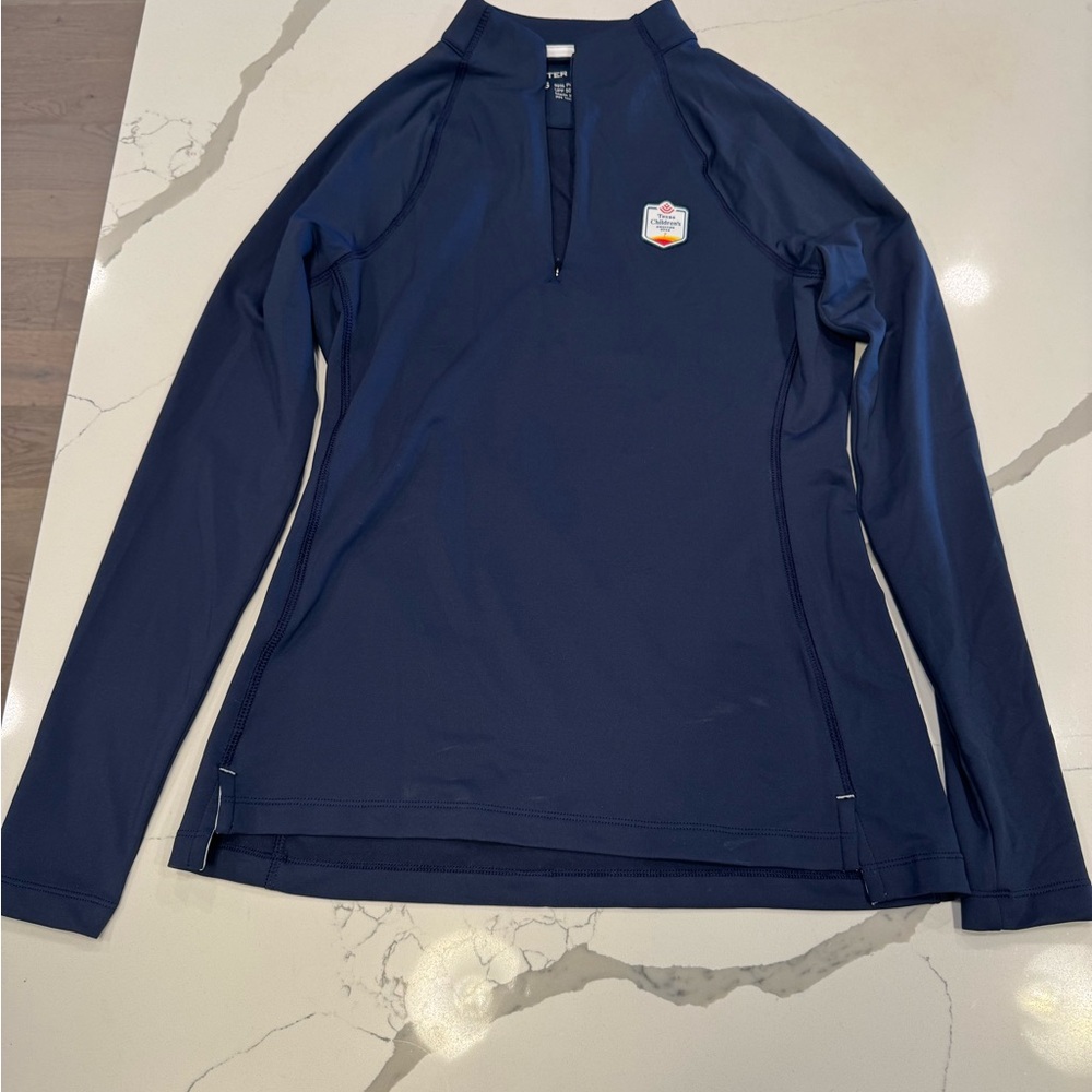 Peter Millar Pullover Navy - Texas Houston Open Logo